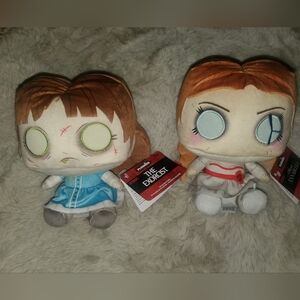 Plush Toy Set - Blue and White